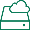 Icon infrastructure cloud Actual