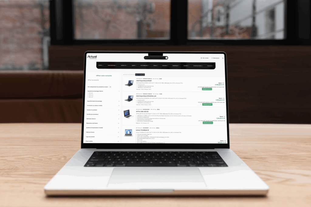 E-boutique Actual Systèmes
